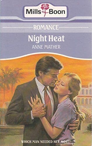 Night Heat by Mather, Anne  Paperback Book Pre-Owned English