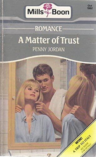 A Matter of Trust by Jordan, Penny  Paperback Book Pre-Owned English