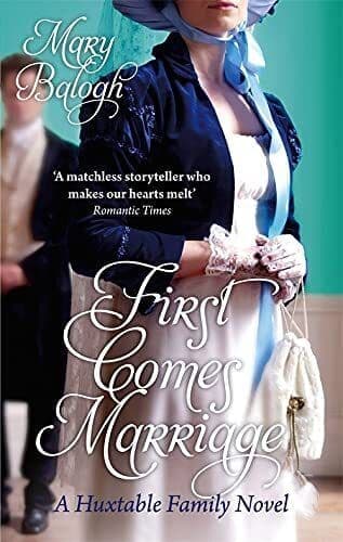 First Comes Marriage: Number 1 in series (Huxtables) by Balogh, Mary Paperback Book Pre-Owned English