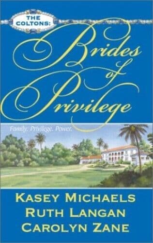 Brides of Privilege (Coltons S.) by Zane, Carolyn Paperback Book Pre-Owned English