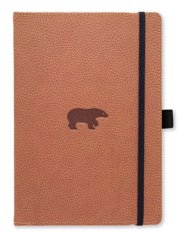 Dingbats* Wildlife A5+ Plain - Brown Bear Notebook 9781913104344
