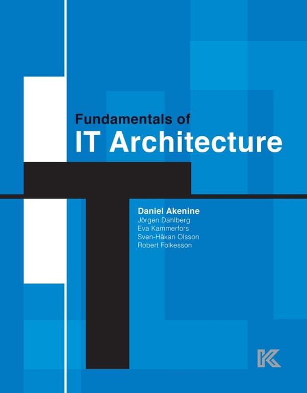Fundamentals of IT architecture 9789176972458