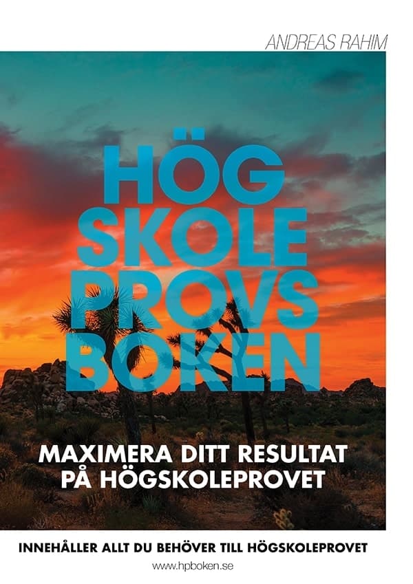 Högskoleprovsboken 9789198382891