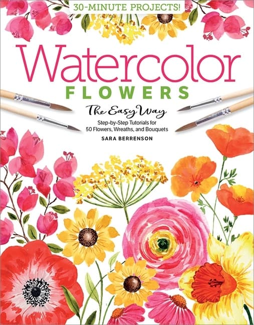 Watercolor The Easy Way Flowers 9780764362064