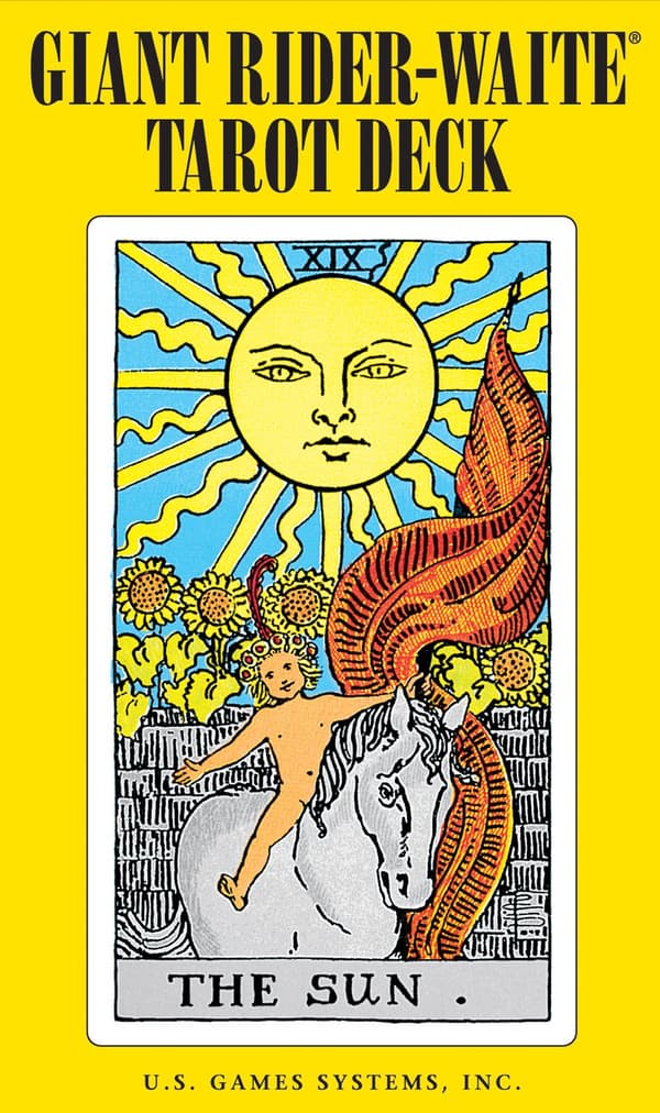 Giant Rider-Waite Tarot Deck 9780880794749