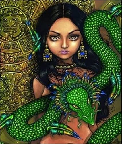 Priestess Of Quetzalcoatl Mouse Mat 9780987165107
