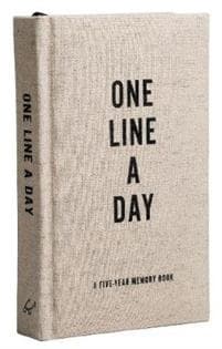 Canvas One Line a Day : A Five-Year Memory Book 9781452174792