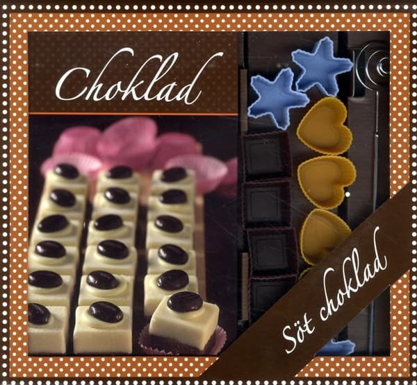 Choklad box - bok, 12 pralinformar & doppspiraler 9783625006374
