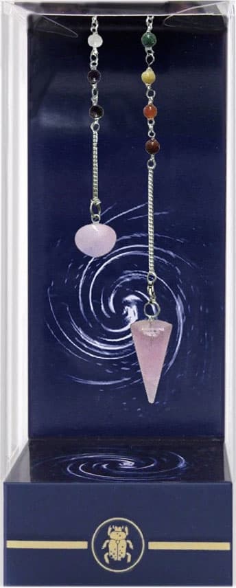 Premium Rose Quartz Chakra Pendulum 9788865272534