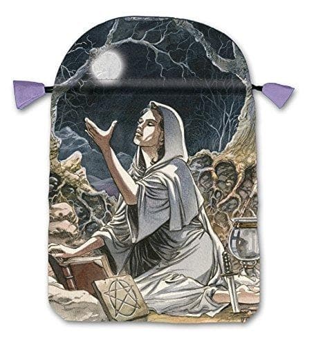 Printed satin "Pagan Moon" 9788865270059