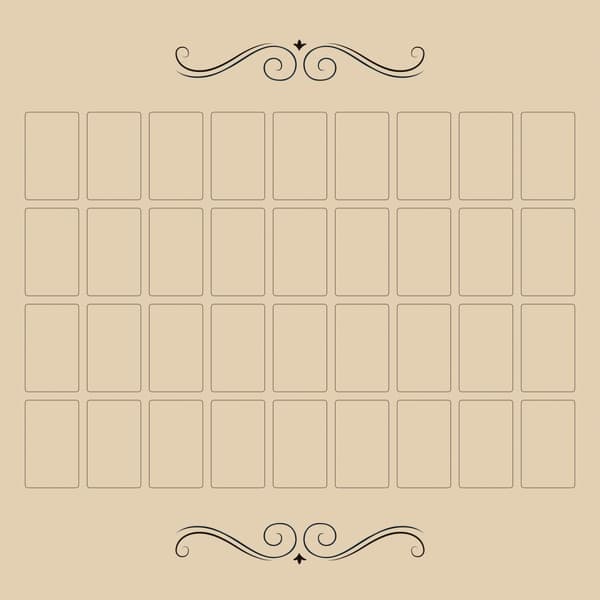 Grand Tableau Lenormand Cloth (60x60 cm) 9788865277300