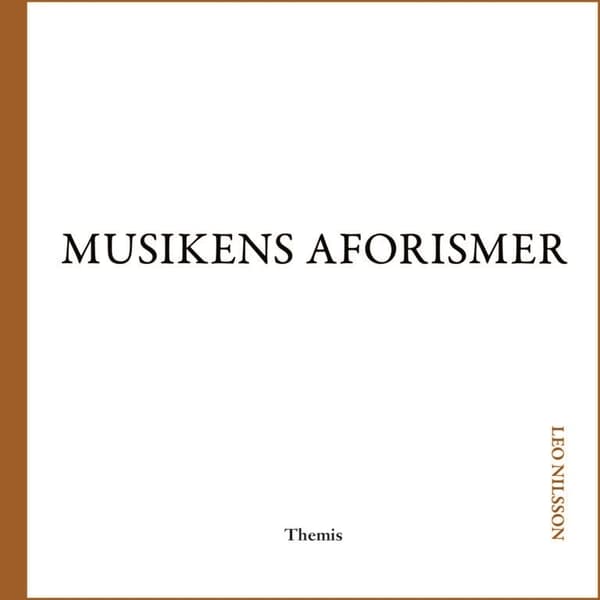 Musikens aforismer 9789198772838