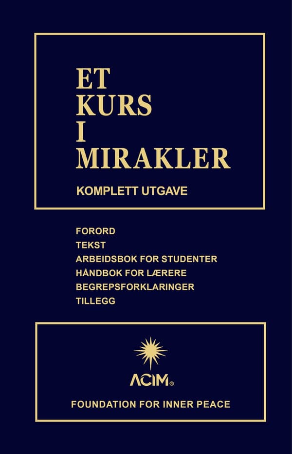 Et kurs i mirakler 9789198571363