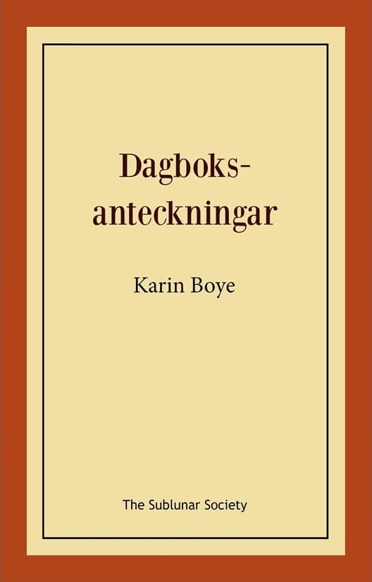 Dagboksanteckningar 9789188221285