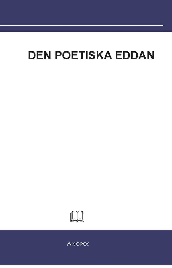Den poetiska eddan 9789185807680
