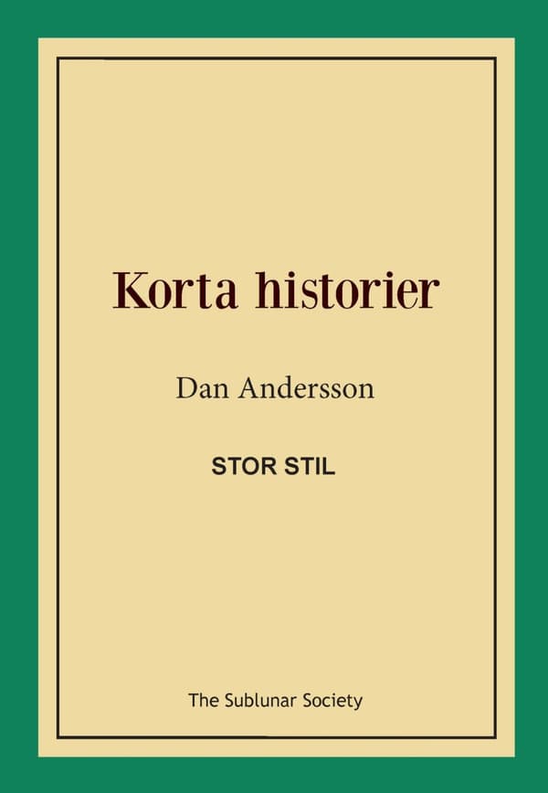 Korta historier (stor stil) 9789188221896