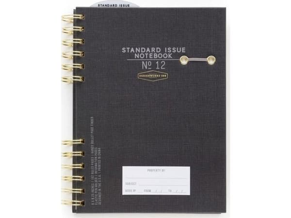 Notatnik A5/192K linia Standard Issue No.12 black |