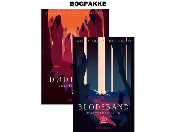 Bogpakke Vogternes fald 1 og 2 | Carsten Bossen Christiansen | Språk: Dansk