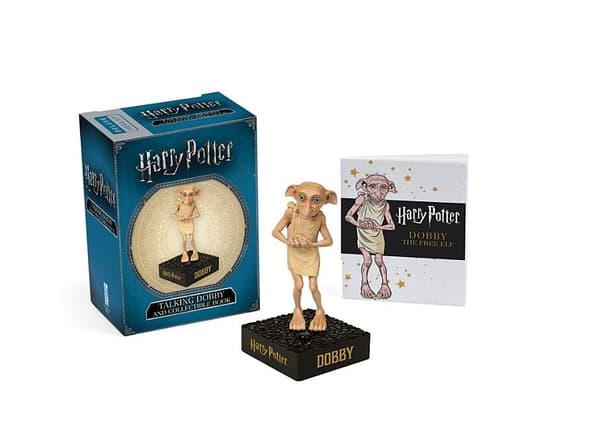 Harry Potter Talking Dobby And Collectible Book 9780762463107