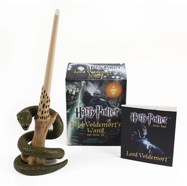 Harry potter voldemorts wand with sticker kit 9780762452415