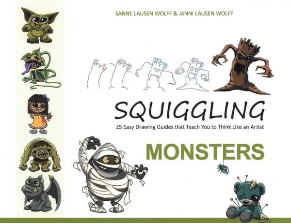Squiggling - Monsters | Sanne Lausen Wolff og Janni Lausen Wolff