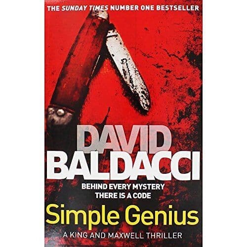 Simply Genius by David Baldacci  Paperback Book Pre-Owned English