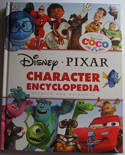 Disney pixar character encyclopedia updated �dition Paperback Book Pre-Owned English