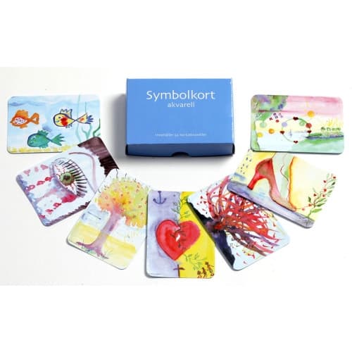 Samtalskort. Symbolkort Akvarell