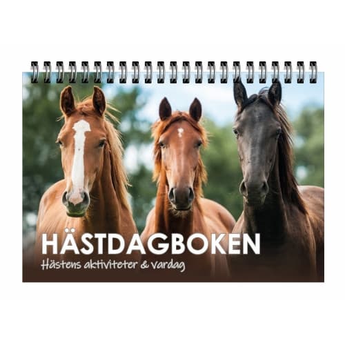Hästdagboken : hästens aktiviteter & vardag (bok, spiral)