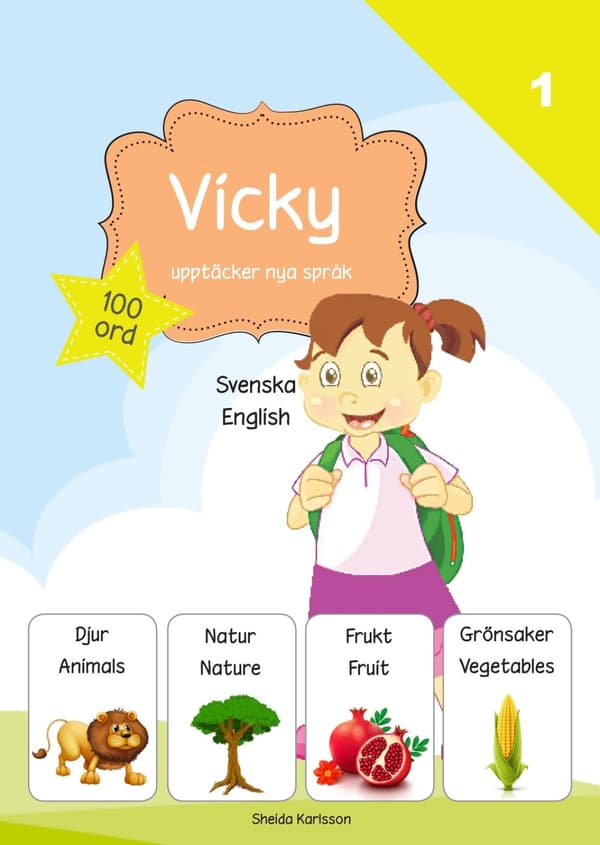 Vicky upptäcker nya språk 1. Engelska 9789198271744