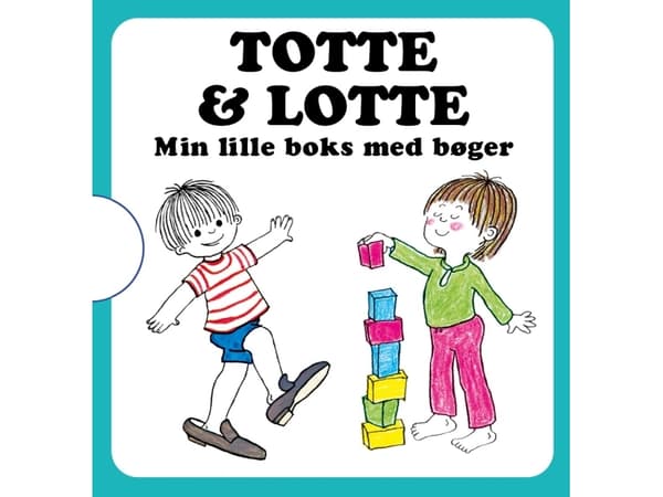 Totte & Lotte: Min lille boks med 4 bøger |