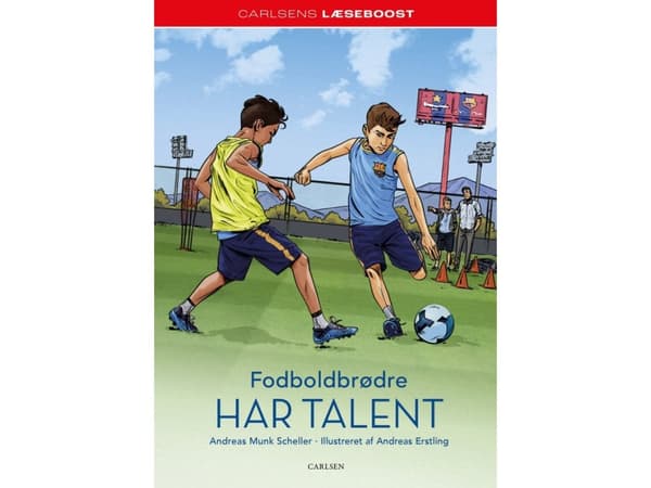 Carlsens läslyft - Fotbollsbröderna har talang | Andreas Munk Scheller | Språk: Danska