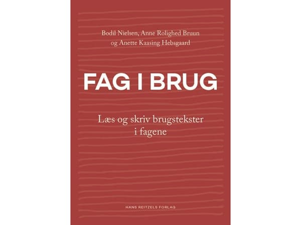 Fag i brug | Bodil Nielsen;Anette Kaasing Hebsgaard;Anne Rolighed Bruun