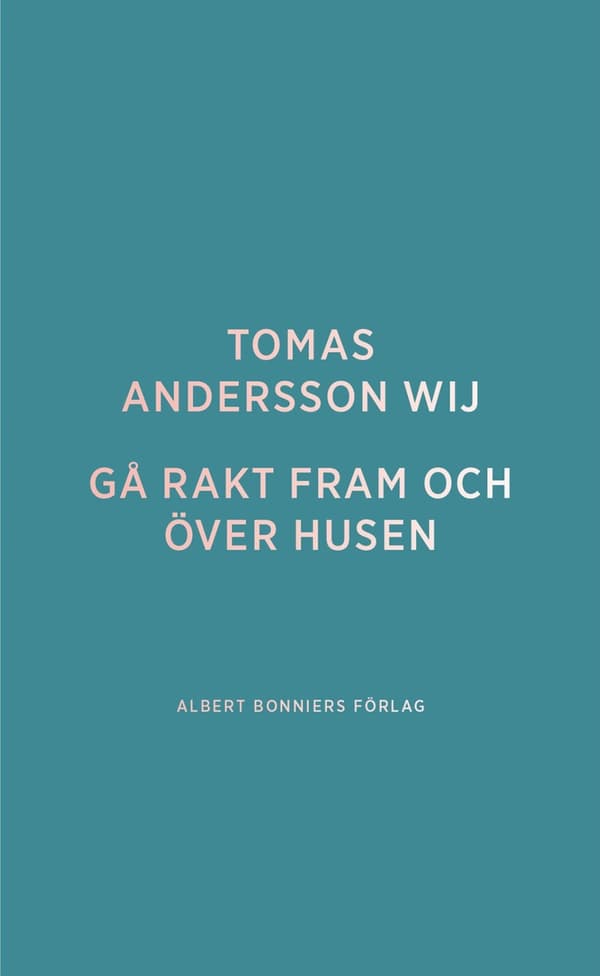Gå rakt fram och över husen