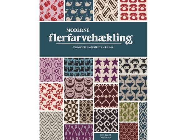 Moderne flerfarvehækling | Brenda K.B. Anderson | Språk: Dansk
