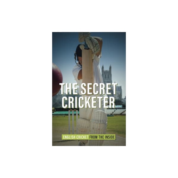 The Secret Cricketer (inbunden, eng)