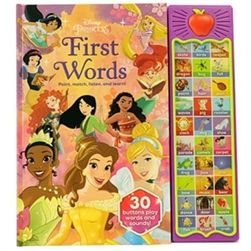 Disney Princess: First Words Sound Book (inbunden, eng)