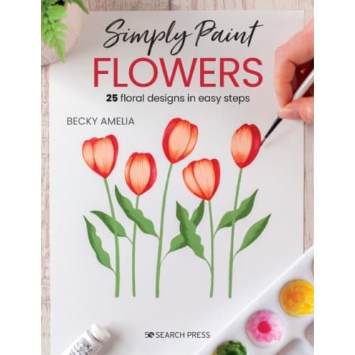 Simply Paint Flowers (häftad, eng)