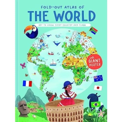 The World (Fold-Out Atlas of) (inbunden, eng)