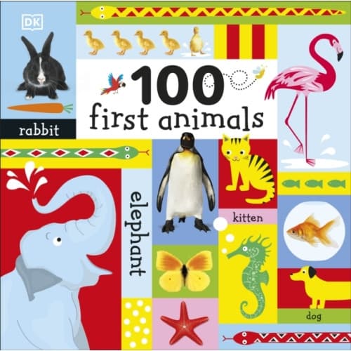 100 First Animals (bok, board book, eng)