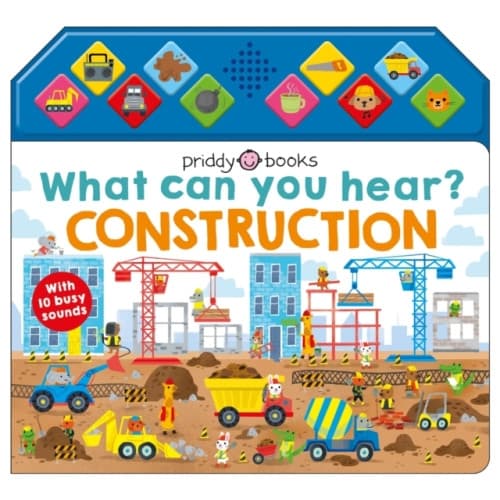 What Can You Hear? Construction (bok, board book, eng)