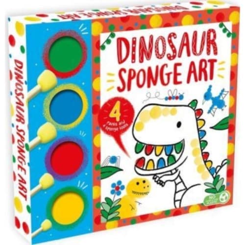 Dinosaur Sponge Art (häftad, eng)