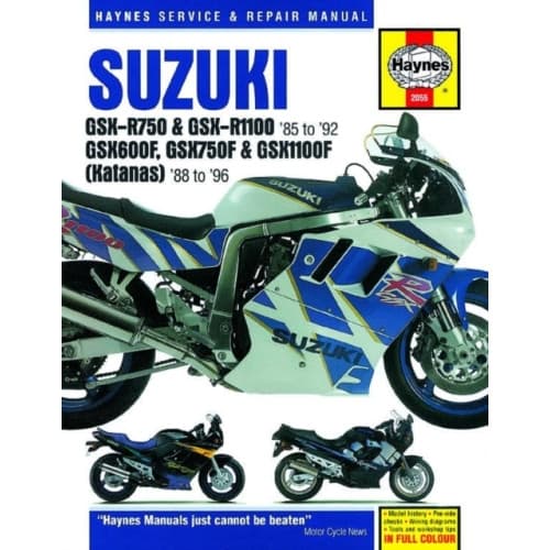 Suzuki GSX-R750 & GSX-R1100, GSX600F, GSX750F & GSX1100F (Katanas) (86 - 96) (häftad, eng)