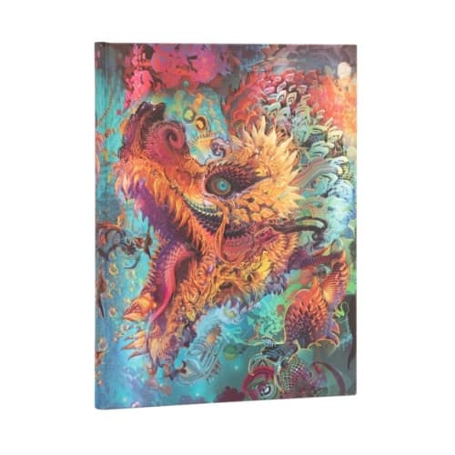Humming Dragon (Android Jones Collection) Ultra Lined Hardcover Journal (inbunden, eng)