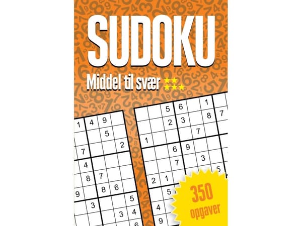 Sudoku - Medel till svårt | Språk: Danska