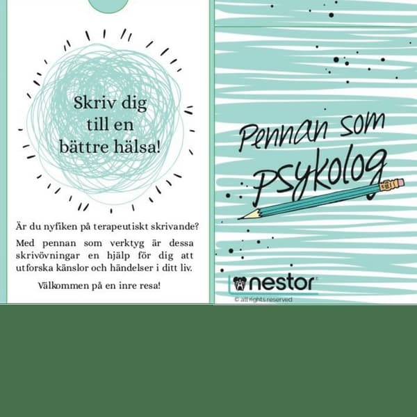 Pennan som psykolog -Terapeutiskt skrivkortlek 9789198489316