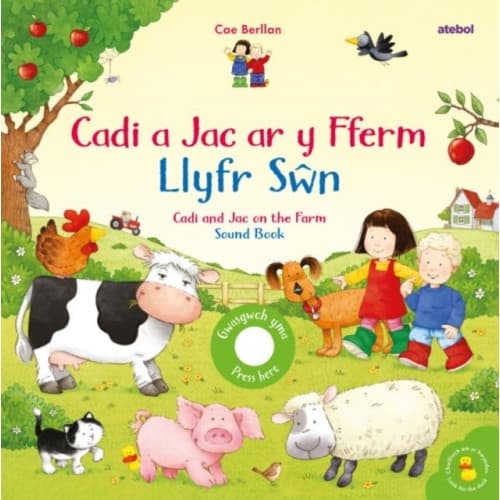 Cadi a Jac ar y Fferm - Llyfr Swn / Cadi and Jac on the Farm - Sound Book (inbunden, eng)