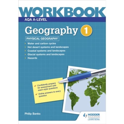 AQA A-level Geography Workbook 1: Physical Geography (häftad, eng)