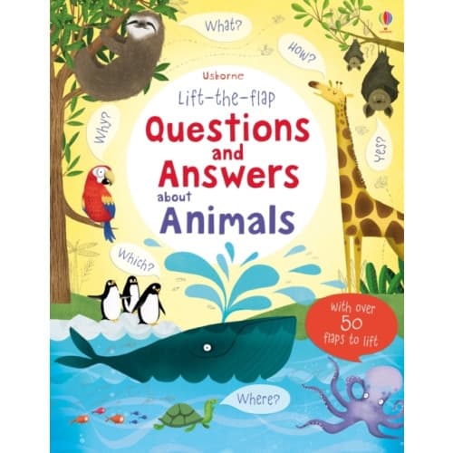Lift-the-flap Questions and Answers about Animals (bok, board book, eng)