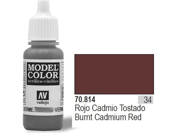 Vallejo 70.814, Röd, Akrylfärg, Vätska, 17 ml, 1 styck |